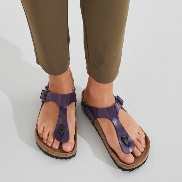 Birkenstock Gizeh Purple ("Plum") Sandal Size 37 HARD TO FIND! - Picture 3 of 9